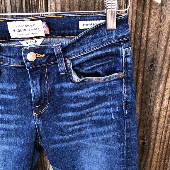 Lucky brand Brooke skinny jean size 0/25 - Picture 3 of 8
